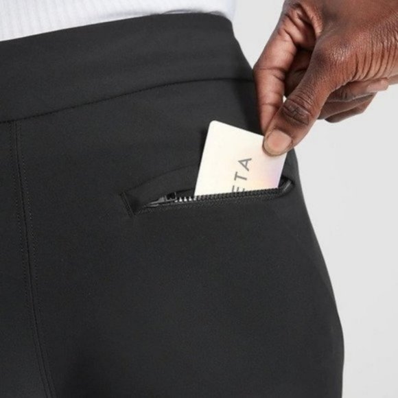 Athleta Stellar Flare Trousers size 2 Black - Picture 4 of 7